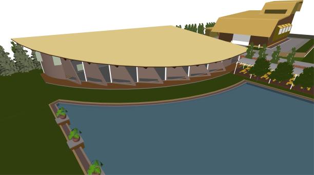 建筑工程三维插图图片下载