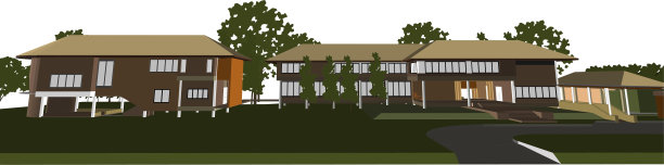 建筑工程三维插图图片下载