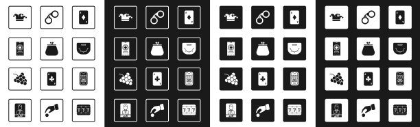 集扑克牌与钻石钱包赌场图片下载