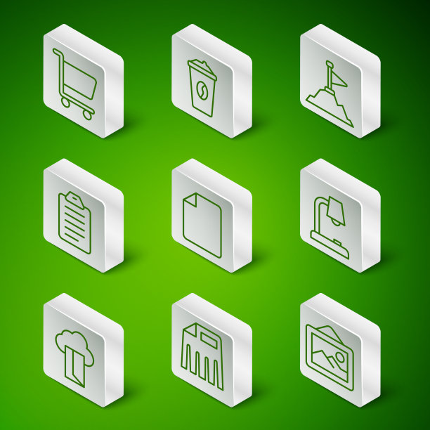 设线画山水碎纸机图片下载