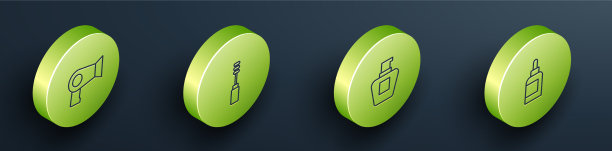 设置等距线电吹风睫毛刷图片下载