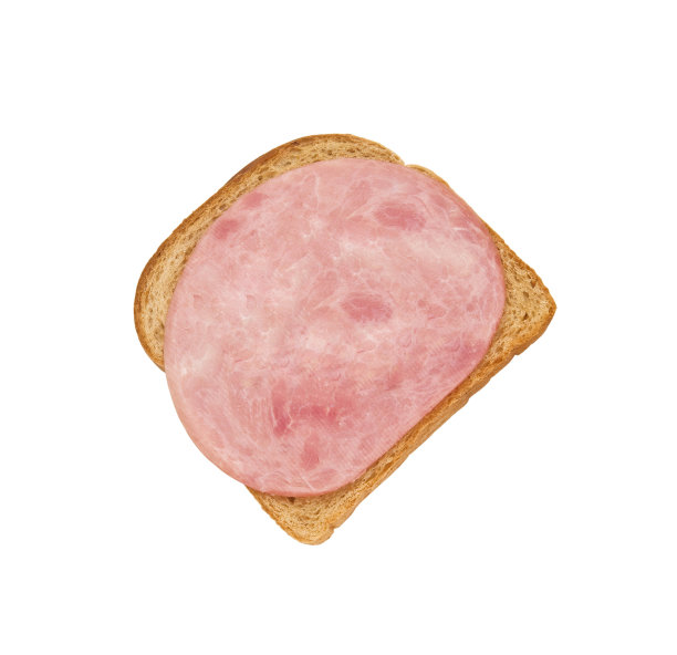 分离在白色上的三明治图片下载