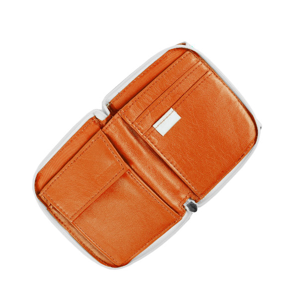橙色钱包孤立图片下载