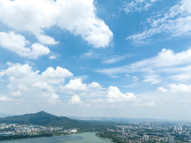 南京鸟瞰图，中国图片下载