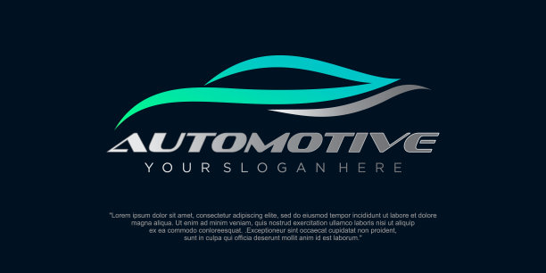 汽车标志设计具有创意的现代概念图片下载