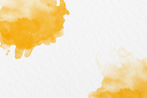 水彩纸背景纹理。花卉边界背景在绿色与叶子和花水彩插图或水彩刷花。图片下载