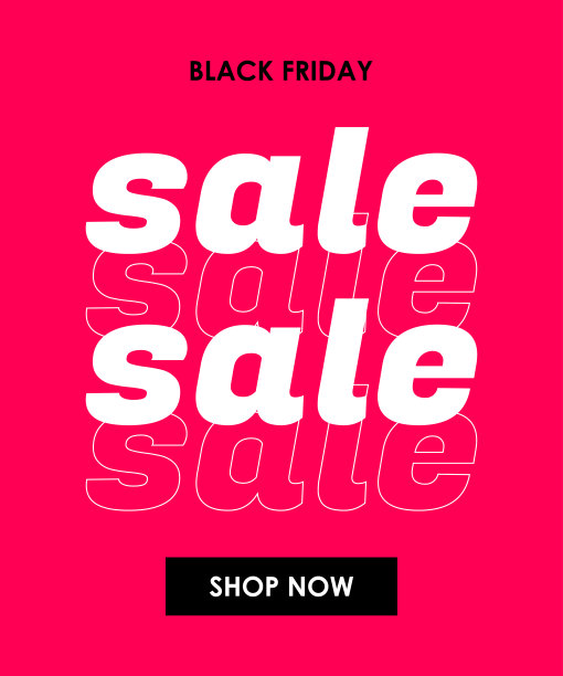 黑色星期五现代网络横幅模板与行文本。设计黑色星期五销售横幅。粉红色背景文字的广告销售海报。图片下载