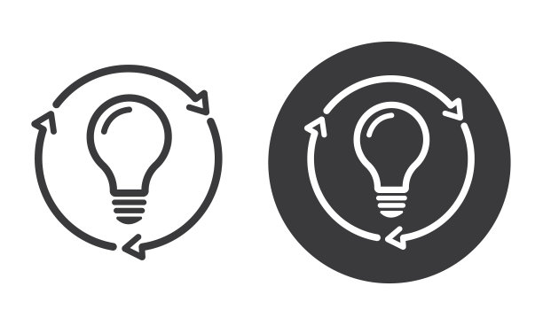 回收灯泡，更换灯泡，矢量，图标。图片下载