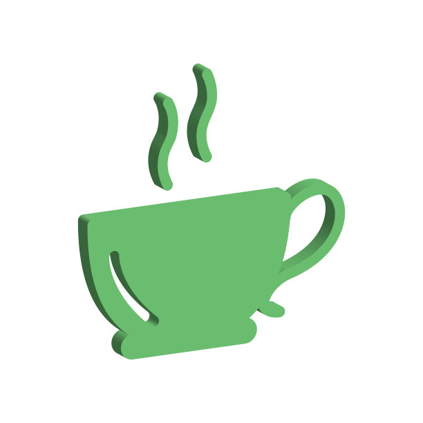 插图矢量图形的咖啡馆图标模板图片下载