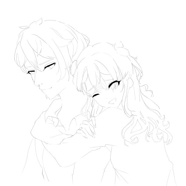 可爱时尚的女孩。数码插图。图片下载