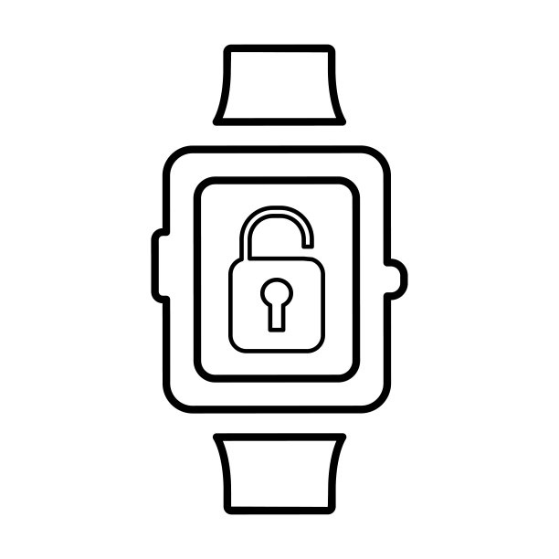 解锁智能手表图标图片下载