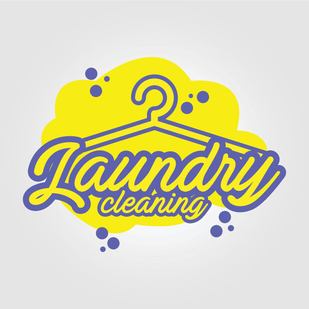 洗衣干和清洁矢量设计复古插画，衣架图片下载