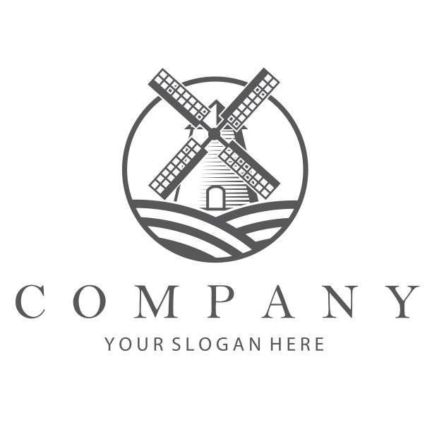 插图的风车图片下载