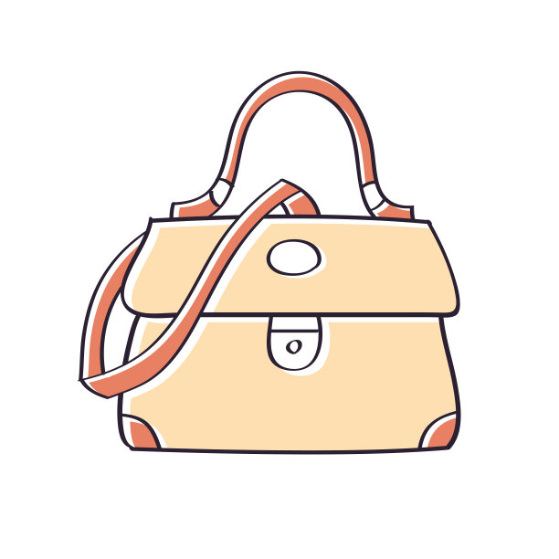 米色棕色豪华手提包图片下载