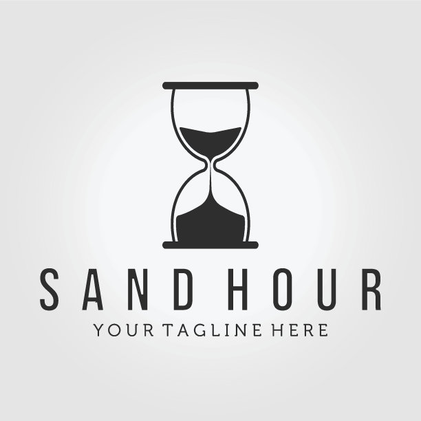 复古沙漏矢量设计插图图标时钟图片下载