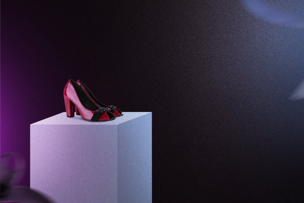 红色的高跟鞋图片下载