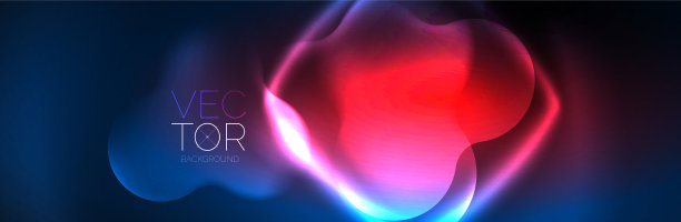 魔术霓虹灯发光抽象的背景图片下载