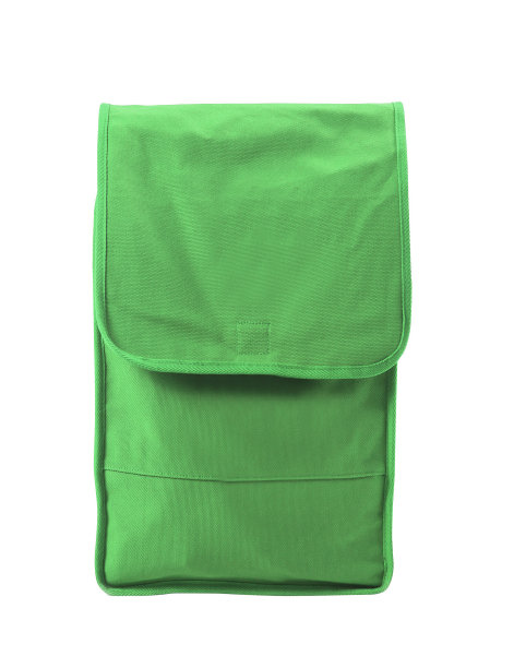 白色背景的绿色口袋袋图片下载