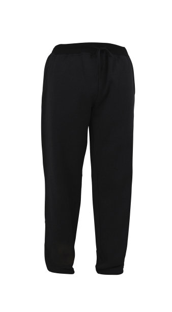 黑色运动裤孤立在白色背景上图片下载