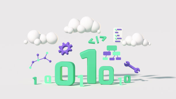 网页开发和编码。3 d渲染图图片下载