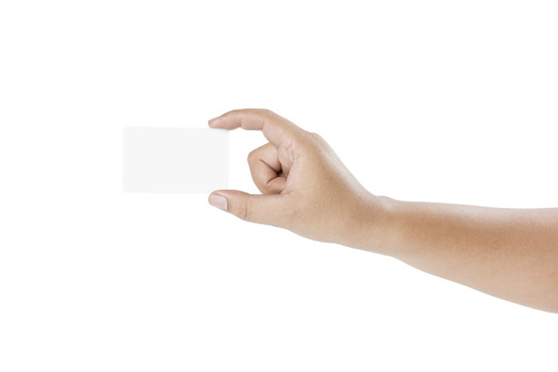 手握空白牌图片下载