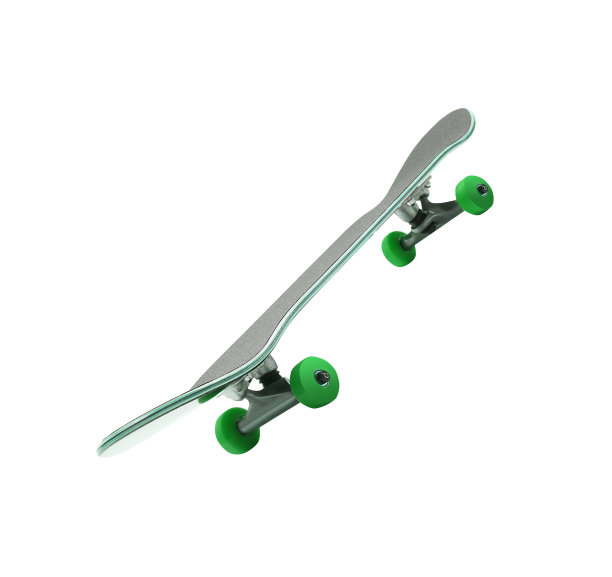 滑板隔离在白色上图片下载