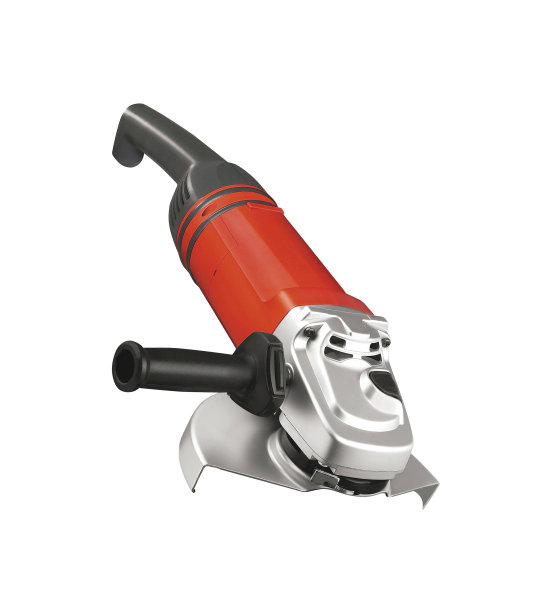 大强力角磨床隔离在白色上图片下载