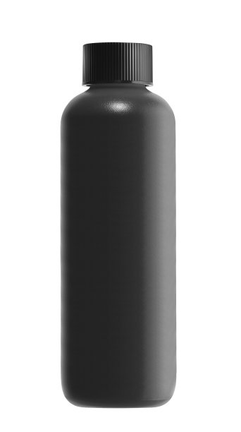 黑色的瓶子孤立在白色背景上图片下载