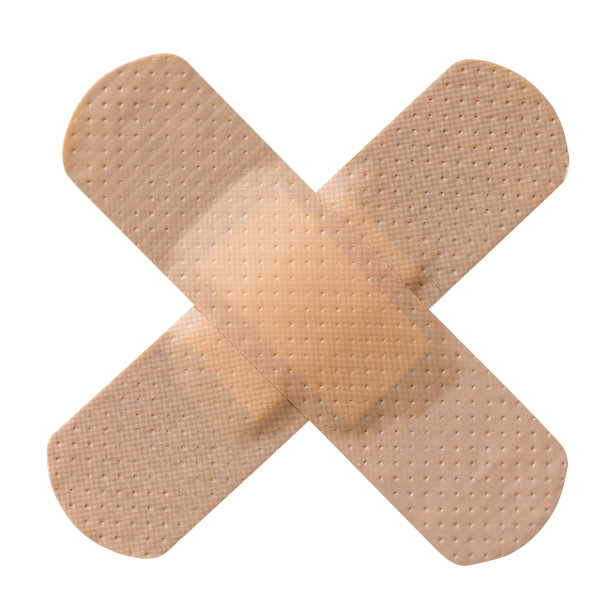 白色背景的医用膏药图片下载