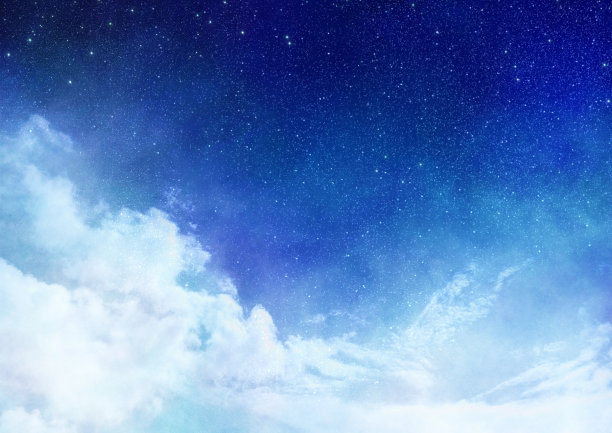 背景插图精致闪耀的星空图片下载