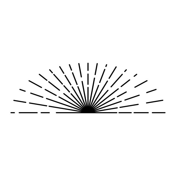 阳光图标。破裂的象征。图片下载