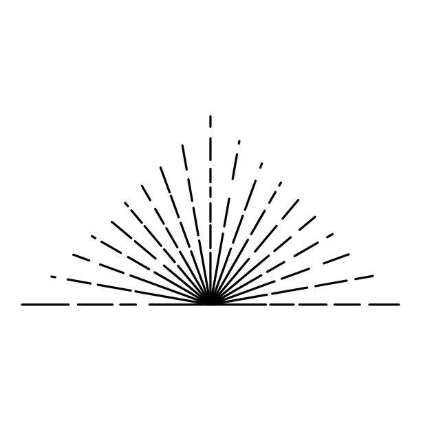 阳光图标。破裂的象征。图片下载