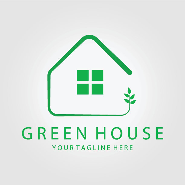 复古温室矢量插画设计图标创意图片下载