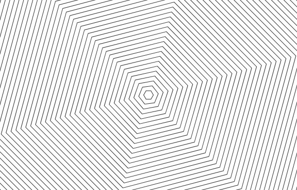 黑白六边形最小渐变圆剪纸背景图片下载