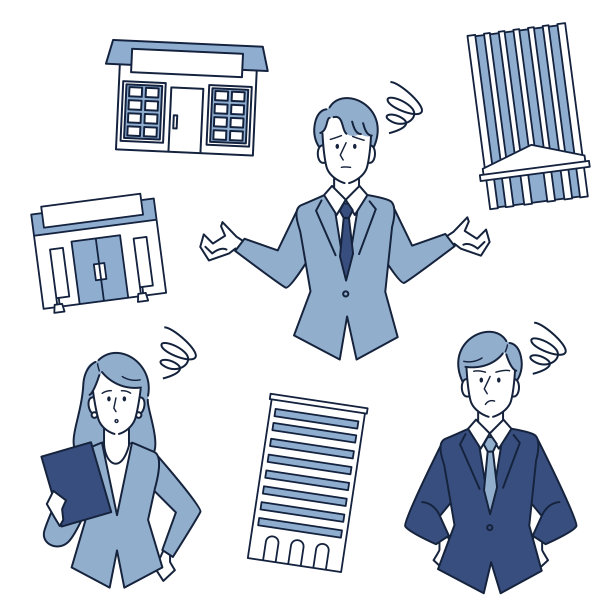 处理房地产销售的商人图片下载