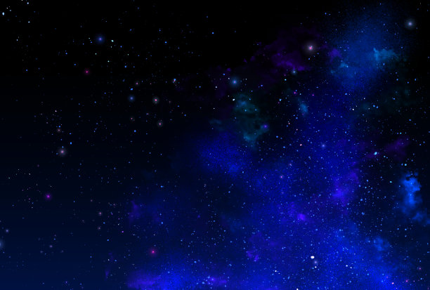 美丽的夜空背景插图图片下载