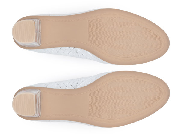 鞋底，孤立的白色背景。图片下载