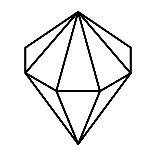 菱形线条设计的象征图片下载