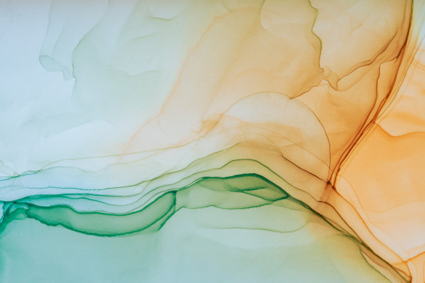 抽象彩色油墨背景。酒精墨水的艺术。图片下载