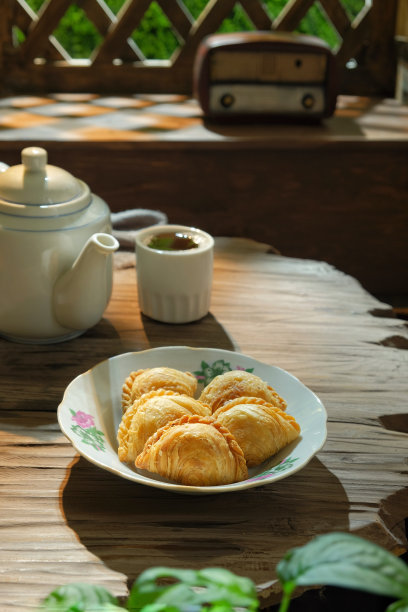 咖喱泡芙图片下载