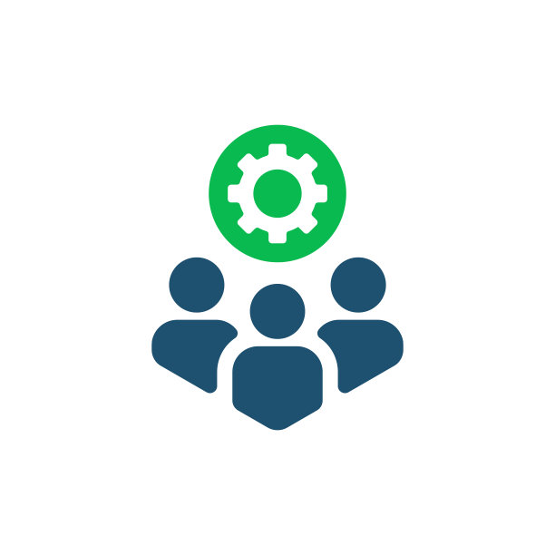 团队工作图标与齿轮一样容易操作过程图片下载