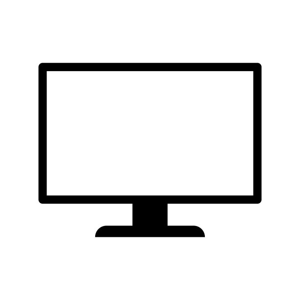 电视图标矢量设计模板图片下载