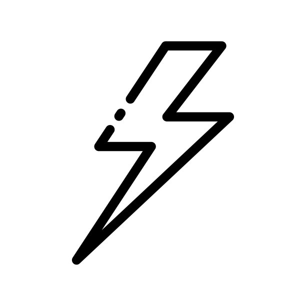 闪电图标模板设计图片下载