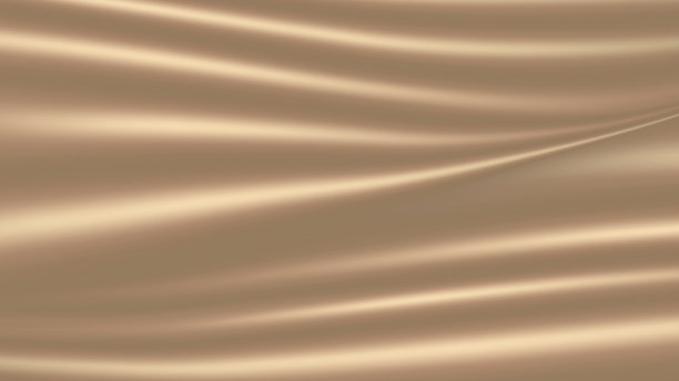 抽象奢华风格金色折叠面料缎面背景和质感图片下载