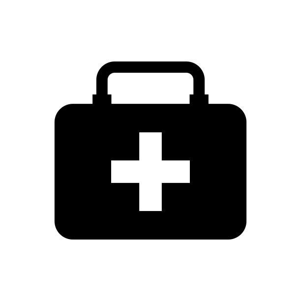医疗急救箱图标矢量插图图片下载