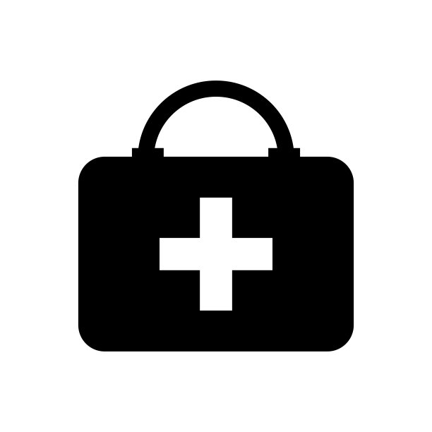 医疗急救箱图标矢量插图图片下载