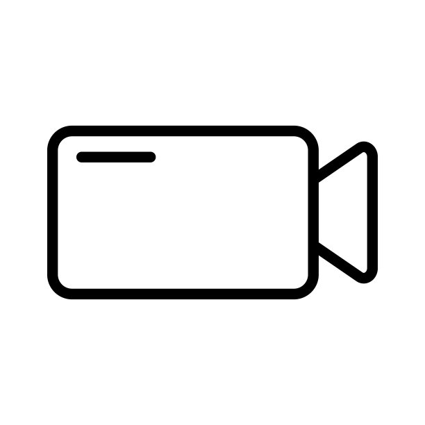 简单的摄像机。记录相机。向量。图片下载