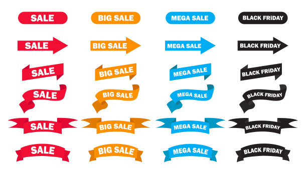 大减价和黑色星期五。图片下载