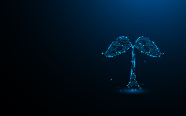 抽象的数字背景与技术。向量文摘技术。图片下载