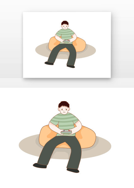 假期在家玩游戏图片下载